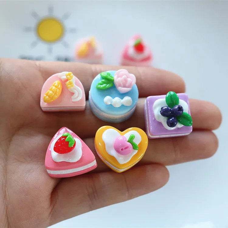 10pcs Mini Kawaii Cute Fruit Cake Flat Back Cabochons Scrapbook Diy Party Hairpin Accessories Home Decoration Craft
10pcs Mini Kawaii Cute Fruit Cake Flat Back Cabochons Scrapbook Diy Party Hairpin Accessories Home Decoration Craft