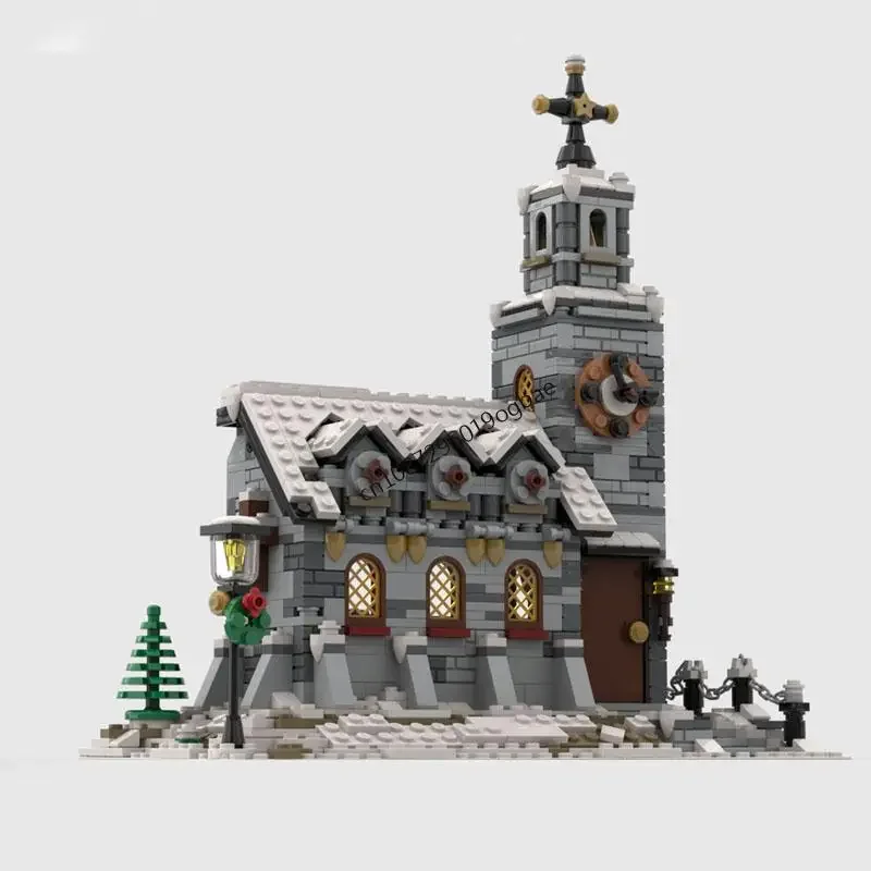 New 1074Pcs City Hot Selling Street View Moc Modular Winter Church Model Custom Puzzles Diy Creative Ideas Toys Christmas Gifts
New 1074Pcs City Hot Selling Street View Moc Modular Winter Church Model Custom Puzzles Diy Creative Ideas Toys Christmas Gifts