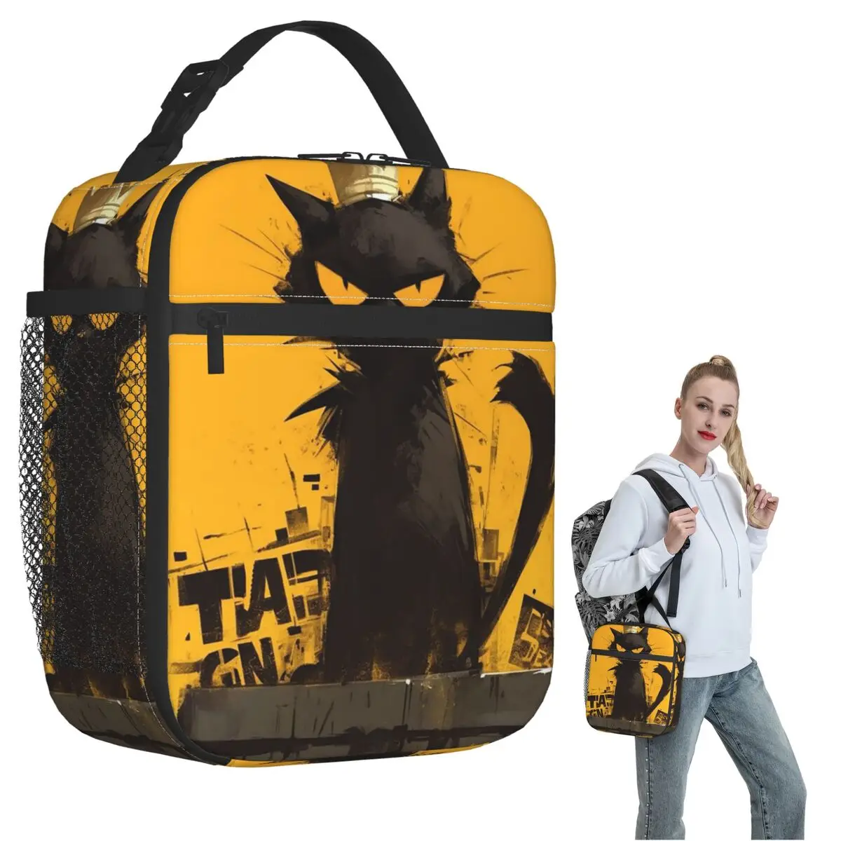 Термосумка для обедов Angry Black Cat для женщин и детей, герметичная, с термоизоляцией, для хранения продуктов
Термосумка для обедов Angry Black Cat для женщин и детей, герметичная, с термоизоляцией, для хранения продуктов