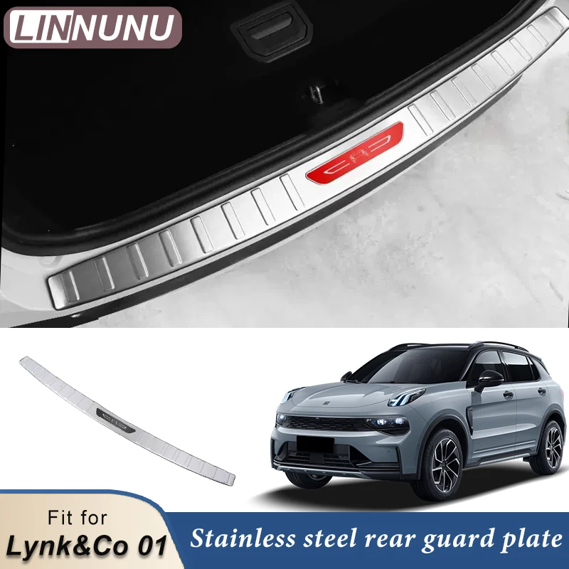LINNUNU Auto Trunk Guard Plate Car Stainless Steel Rear Threshold Strip CoverTrim Fit for Lynk&Co 01Bumper Protector Accessories
LINNUNU Auto Trunk Guard Plate Car Stainless Steel Rear Threshold Strip CoverTrim Fit for Lynk&Co 01Bumper Protector Accessories