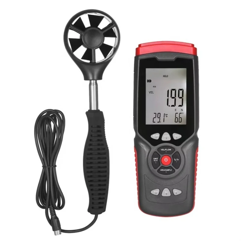 Digital Anemometer Wind Speed Meter Wind Meter 45m/s Anemometer Datalogger with Temperature Humidity and PC Software
Digital Anemometer Wind Speed Meter Wind Meter 45m/s Anemometer Datalogger with Temperature Humidity and PC Software
