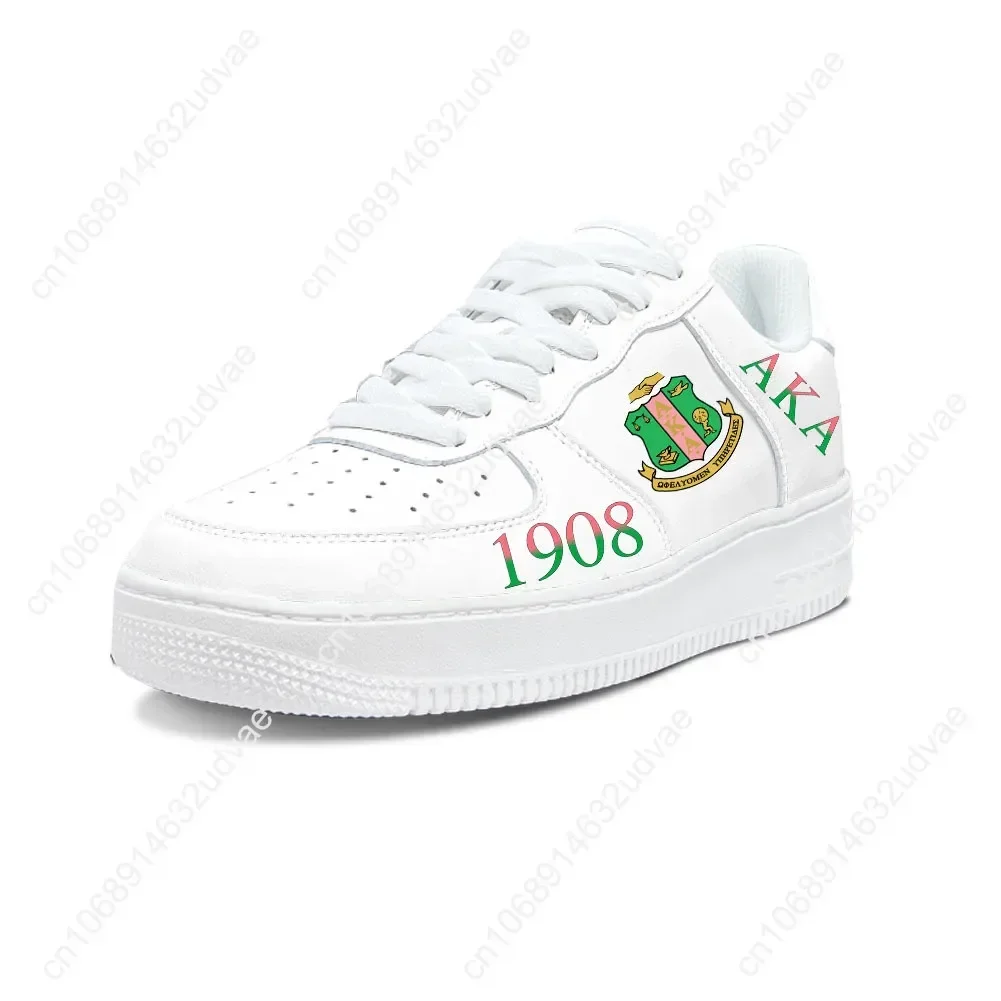 Alpha Sorority AKA 1908 Shoes AF Mens Womens Teenager White Flats Force Sneakers High Quality Footwear Customized Shoe
Alpha Sorority AKA 1908 Shoes AF Mens Womens Teenager White Flats Force Sneakers High Quality Footwear Customized Shoe