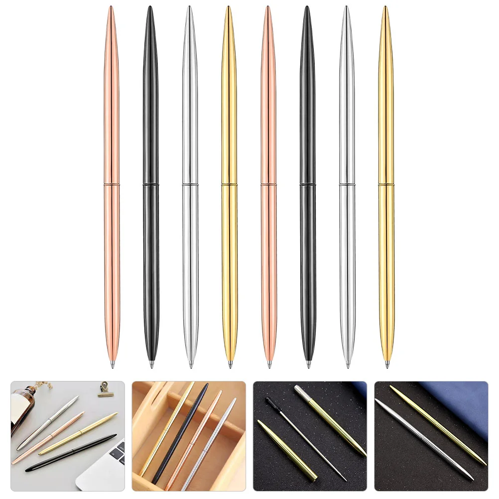 8 Pcs Ballpoint Pen Pens Metal Optional Students Stationery Multi-function Portable Writing Office Sign Signature for Exquisite
8 Pcs Ballpoint Pen Pens Metal Optional Students Stationery Multi-function Portable Writing Office Sign Signature for Exquisite
