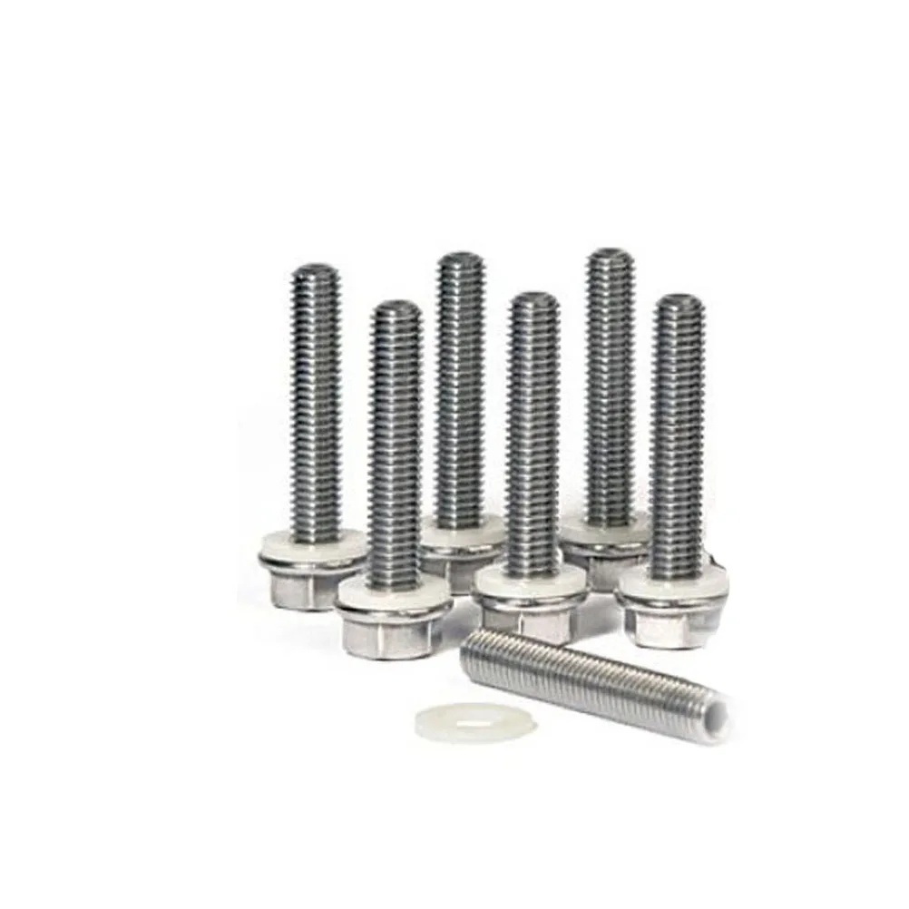 30 Pcs Car Exhaust Manifold Bolt Set Bolts and Nuts Kit Metric Stainless Steel Stud
30 Pcs Car Exhaust Manifold Bolt Set Bolts and Nuts Kit Metric Stainless Steel Stud