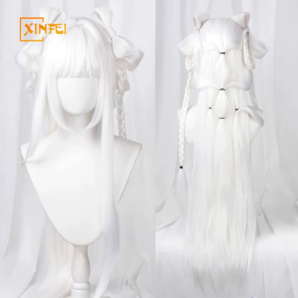 XINFEI белый аниме-игровой косплей синтетический парик длинный прямой пушистый парик с косой шиньон для повседневной вечеринки
XINFEI белый аниме-игровой косплей синтетический парик длинный прямой пушистый парик с косой шиньон для повседневной вечеринки