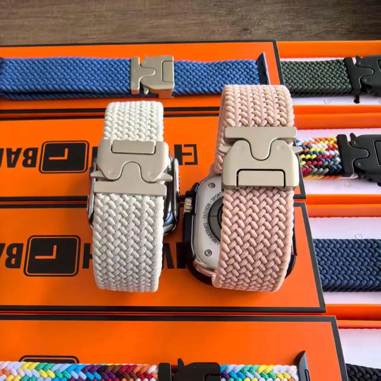 For Apple watch Ultra2 49mm 46mm 44mm 45mm 42mm 40mm41mm Braided Band Solo Loop Parachute button strap Series 10 9 SE 8 7 6 5 4
For Apple watch Ultra2 49mm 46mm 44mm 45mm 42mm 40mm41mm Braided Band Solo Loop Parachute button strap Series 10 9 SE 8 7 6 5 4