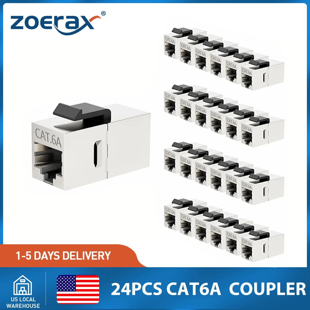 ZoeRax 24 шт. RJ45 CAT6A соединитель Keystone экранированный разъем «мама-мама» RJ45 встроенный соединитель Keystone Jack для настенной панели/патч-панели
ZoeRax 24 шт. RJ45 CAT6A соединитель Keystone экранированный разъем «мама-мама» RJ45 встроенный соединитель Keystone Jack для настенной панели/патч-панели