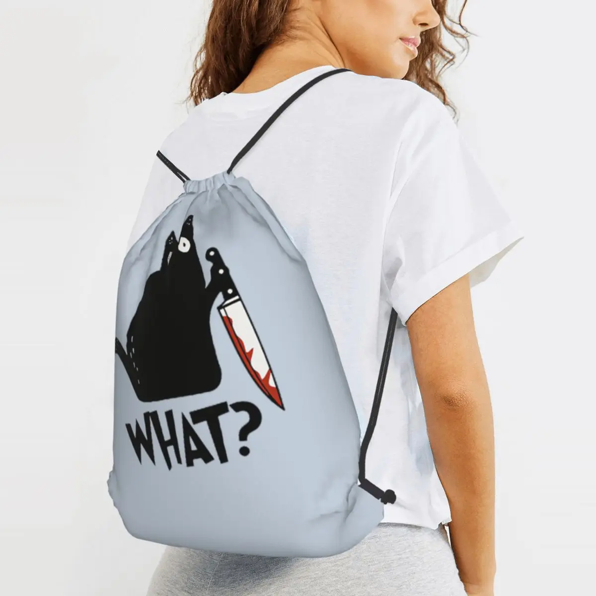 Cat What Murderous Black Cat With Knife Gift Premium Backpacks Multi-functionBag Book Bags for Man Woman School
Cat What Murderous Black Cat With Knife Gift Premium Backpacks Multi-functionBag Book Bags for Man Woman School