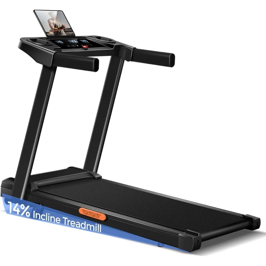 3-in-1 Treadmill with 14% Incline, Portable Treadmills for Home with Handle, Foldable Treadmills with 300 Lbs Weight Capacity, 3
3-in-1 Treadmill with 14% Incline, Portable Treadmills for Home with Handle, Foldable Treadmills with 300 Lbs Weight Capacity, 3