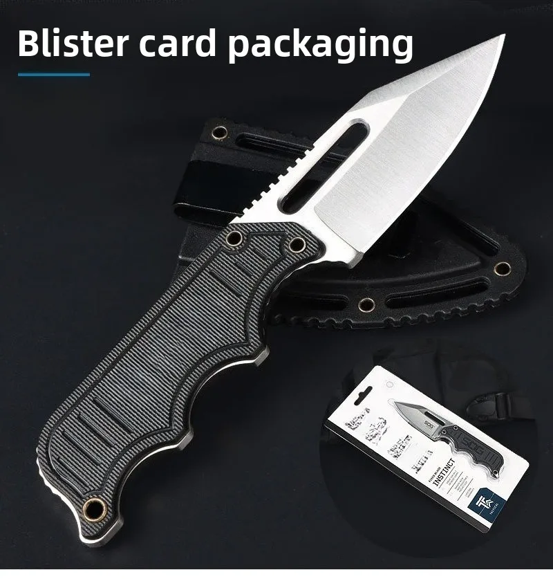 Mini Fixed Blade Knife with ABS Plastic Sheath 5Cr15MoV Blade Neck Keychain Knife Sharp Cutting Fishing Survival Hiking Tool
Mini Fixed Blade Knife with ABS Plastic Sheath 5Cr15MoV Blade Neck Keychain Knife Sharp Cutting Fishing Survival Hiking Tool