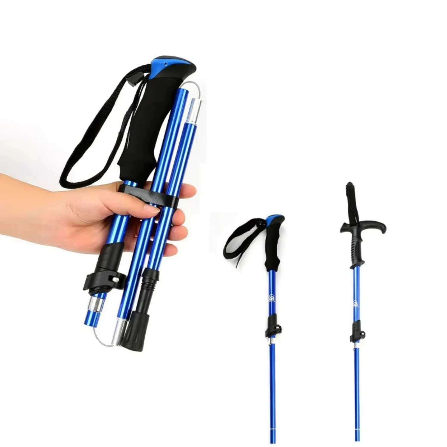 Trekking Stick 3-Section Telescopic Folding Trekking Poles Outdoor Camping Ultralight Portable Foldable Walking Hiking Stick
Trekking Stick 3-Section Telescopic Folding Trekking Poles Outdoor Camping Ultralight Portable Foldable Walking Hiking Stick