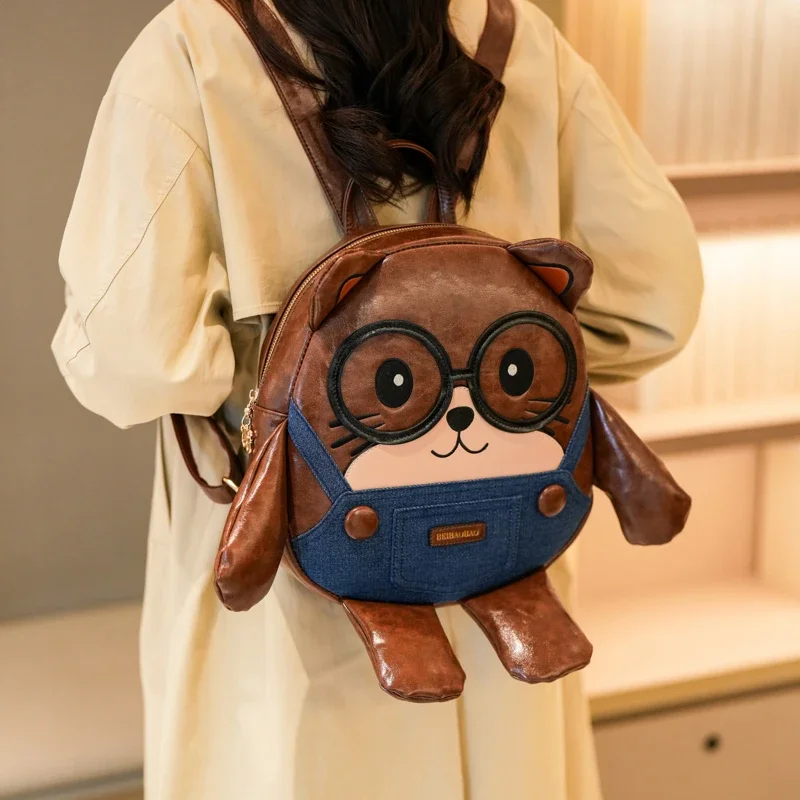 Новый рюкзак Kawaii с мультяшным медведем, унисекс, повседневная сумка для мужчин и женщин, милый стильный дорожный рюкзак, сумка в форме животного, сумки для девочек, школьная сумка из искусственной кожи
Новый рюкзак Kawaii с мультяшным медведем, унисекс, повседневная сумка для мужчин и женщин, милый стильный дорожный рюкзак, сумка в форме животного, сумки для девочек, школьная сумка из искусственной кожи