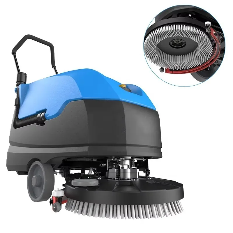 New Electric Ride-On Self-Propelled High Pressure Floor and Road Sweeper with 63 Gal Hopper, 1500W Motor, and 2m Sweep Width
New Electric Ride-On Self-Propelled High Pressure Floor and Road Sweeper with 63 Gal Hopper, 1500W Motor, and 2m Sweep Width