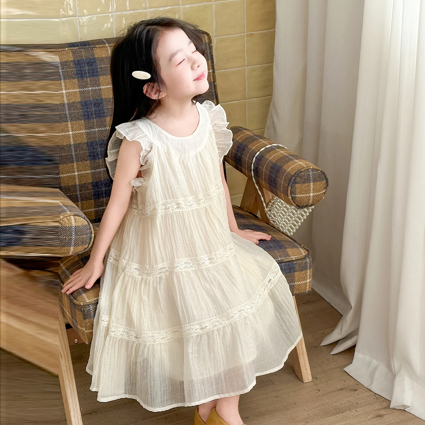 Kids Summer Dresses Korean Style 2026 New Casual Sleeveless White Colour Dress for Girls Clothes Toddler 2-10 Years Old
Kids Summer Dresses Korean Style 2026 New Casual Sleeveless White Colour Dress for Girls Clothes Toddler 2-10 Years Old