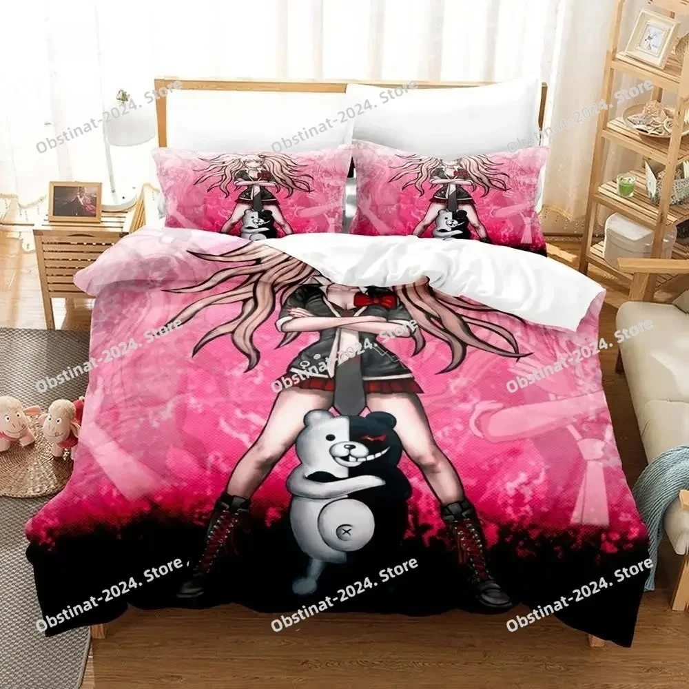 Fashion Anime Danganronpa Bedding Set Printed Bed Set Duvet Cover Sheet Pillowcase Bed Soft Quilt Cover Full Queen King Size
Fashion Anime Danganronpa Bedding Set Printed Bed Set Duvet Cover Sheet Pillowcase Bed Soft Quilt Cover Full Queen King Size