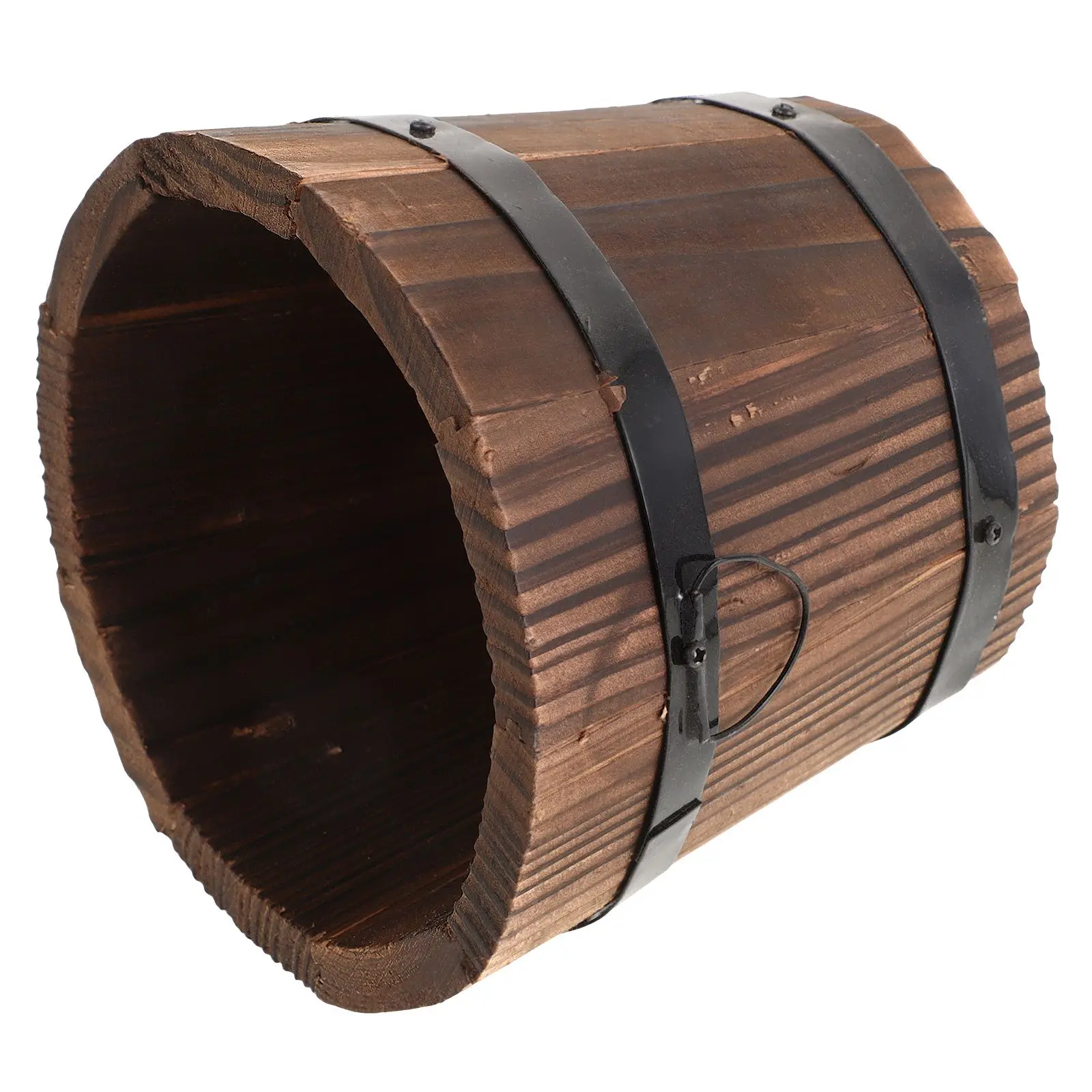 Decorative Indoor Plant Pot Wooden Round Barrel Plants Brown Home Decoration Large Pots
Decorative Indoor Plant Pot Wooden Round Barrel Plants Brown Home Decoration Large Pots