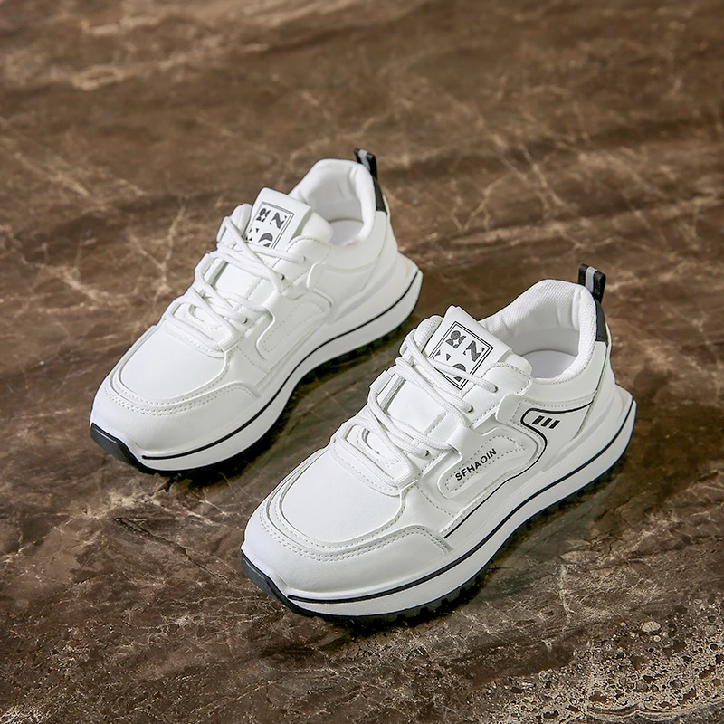 Women's Fashion Flat Shoes Spring New Round Head Deep Mouth Front Lacing Soft Sole Anti-slip Wear-resistant Sports Shoes
Women's Fashion Flat Shoes Spring New Round Head Deep Mouth Front Lacing Soft Sole Anti-slip Wear-resistant Sports Shoes