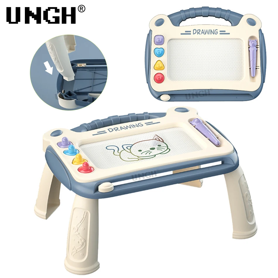 UNGH Kids Painting Colorful Magnetic Graffiti Board With Table Legs Erasable Writing Drawing Toddler Preschool Educational Toys
UNGH Kids Painting Colorful Magnetic Graffiti Board With Table Legs Erasable Writing Drawing Toddler Preschool Educational Toys