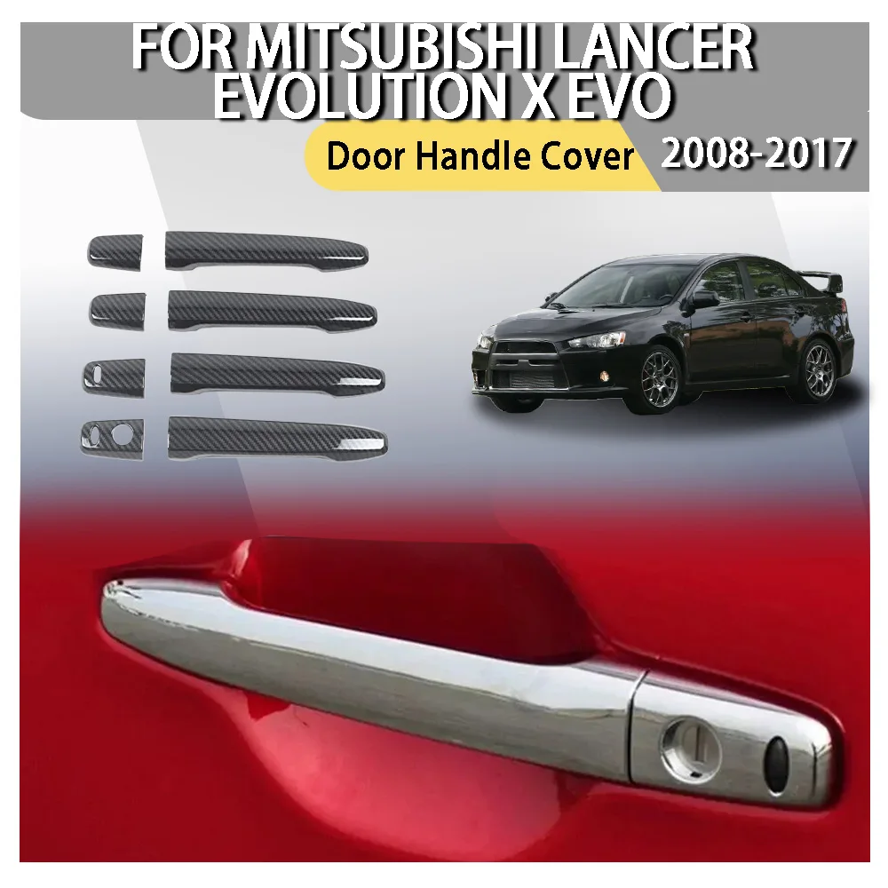 Car Exterior Door Handle Moulding Cover For Mitsubishi Lancer Evolution X EVO 2008-2017 Trim Decor Auto Carbon Fiber Style Black
Car Exterior Door Handle Moulding Cover For Mitsubishi Lancer Evolution X EVO 2008-2017 Trim Decor Auto Carbon Fiber Style Black