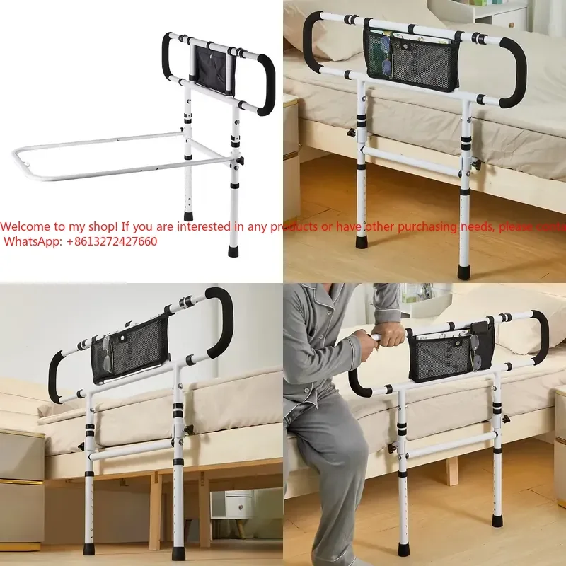 Hot Sale Dual-Bar Adjustable Metal Bed Assist Rail Seniors Safety Pad Guard Adults Elderly Home Rehabilitation Therapy Supply
Hot Sale Dual-Bar Adjustable Metal Bed Assist Rail Seniors Safety Pad Guard Adults Elderly Home Rehabilitation Therapy Supply