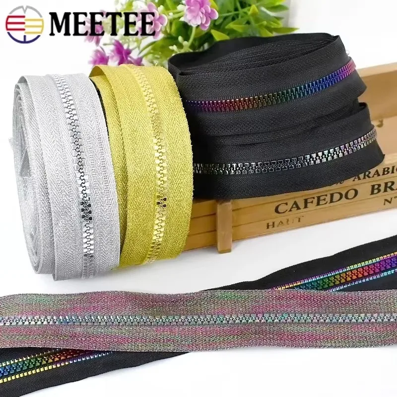 2/4Meters Meetee 5# Resin Zippers for Sewing Decorative Zipper Tapes By The Meter Clothes Zip Repair Kits Bags Garment Accessory
2/4Meters Meetee 5# Resin Zippers for Sewing Decorative Zipper Tapes By The Meter Clothes Zip Repair Kits Bags Garment Accessory