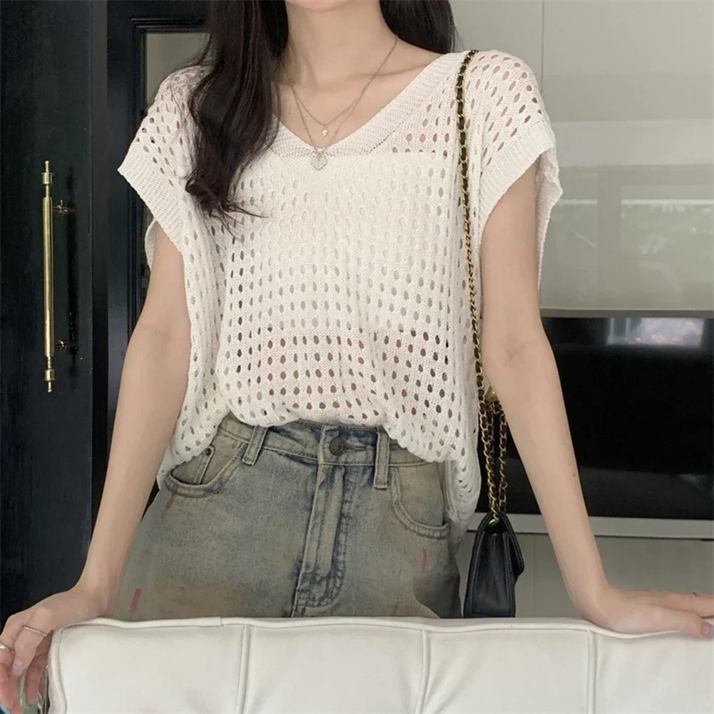 Casual Outing Short Sleeved Vest Casual Fashion Top Polyester Fabric Regular Length Slight Stretch Suitable For Autumn
Casual Outing Short Sleeved Vest Casual Fashion Top Polyester Fabric Regular Length Slight Stretch Suitable For Autumn