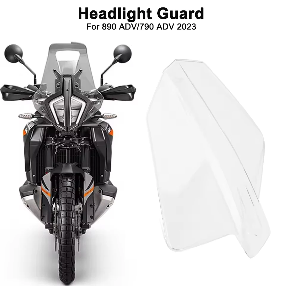 New Motorcycle Headlight Guard Cover Front Light Transparent Protective Cover For 790 Adventure ADV 890 ADV 2023 2024
New Motorcycle Headlight Guard Cover Front Light Transparent Protective Cover For 790 Adventure ADV 890 ADV 2023 2024
