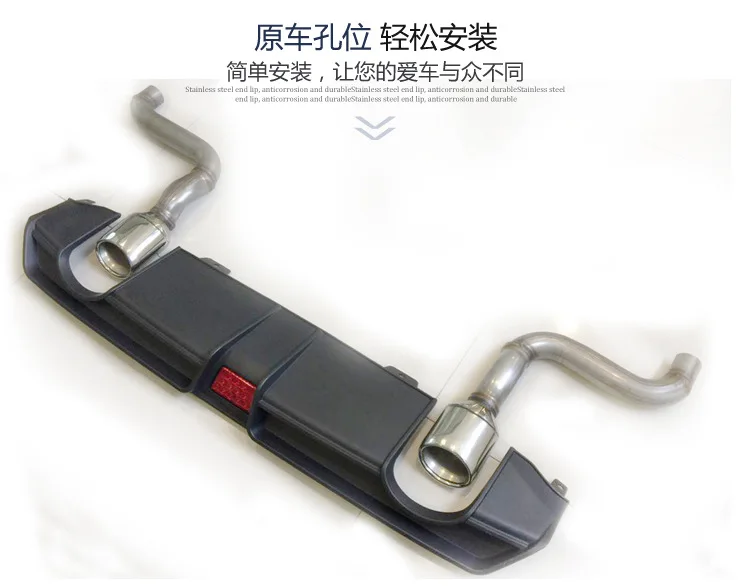 Suitable for the tenth generation Civic exhaust modification bilateral single tail throat new Civic double tail lip rear lip sil
Suitable for the tenth generation Civic exhaust modification bilateral single tail throat new Civic double tail lip rear lip sil