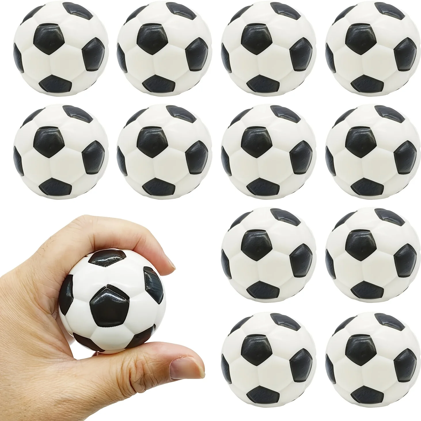 6pcs Mini Soccer Stress Balls, Foam Sports Balls for Kids Adults, Soft Squeeze Soccer Balls for Relax, Party, Classroom Prizes
6pcs Mini Soccer Stress Balls, Foam Sports Balls for Kids Adults, Soft Squeeze Soccer Balls for Relax, Party, Classroom Prizes