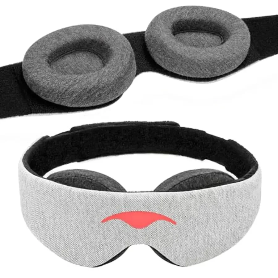 Manta Original Sleep Mask - Maximum Blackout Sleep Mask for Deep Sleep, Adjustable with Detachable Eye Cups, Zero Eye Pressure
Manta Original Sleep Mask - Maximum Blackout Sleep Mask for Deep Sleep, Adjustable with Detachable Eye Cups, Zero Eye Pressure
