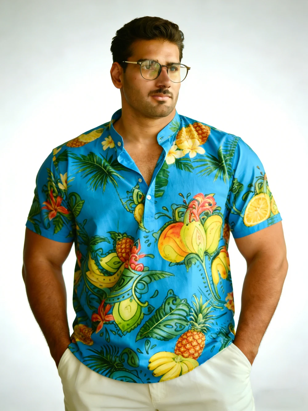 Men's Summer Cool Short Sleeve Plus Size Shirt Natural Elephant Peacock Print Shirt Outdoor Cuban Casual Designer Shirt for men
Men's Summer Cool Short Sleeve Plus Size Shirt Natural Elephant Peacock Print Shirt Outdoor Cuban Casual Designer Shirt for men