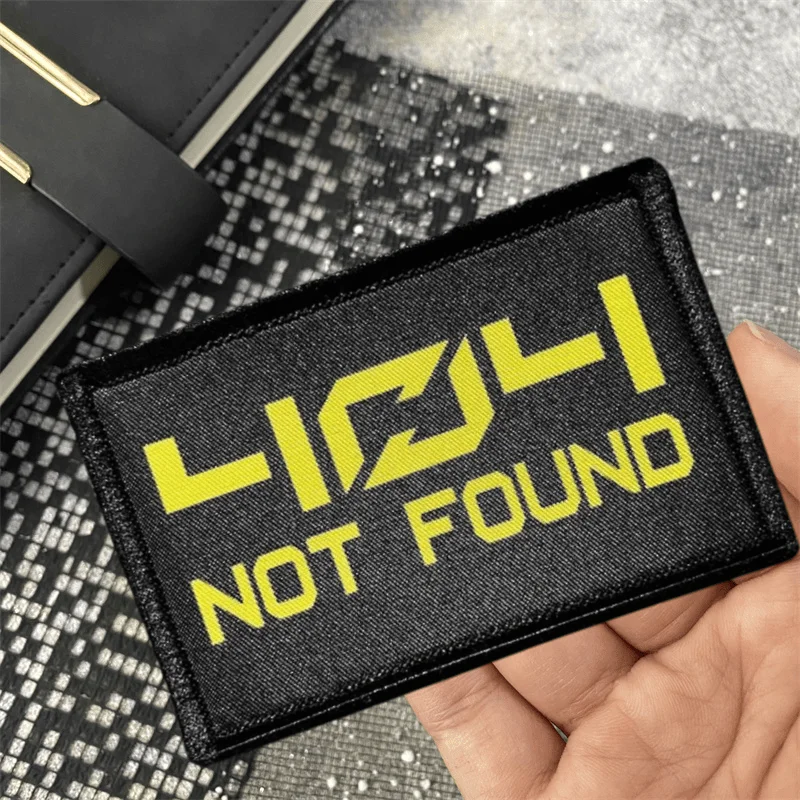 404 NOT FOUND Funny Morale Moral Badge Patch Tactical Backpack Hat Accessories Stickers Armband Military Hook and Loop
404 NOT FOUND Funny Morale Moral Badge Patch Tactical Backpack Hat Accessories Stickers Armband Military Hook and Loop