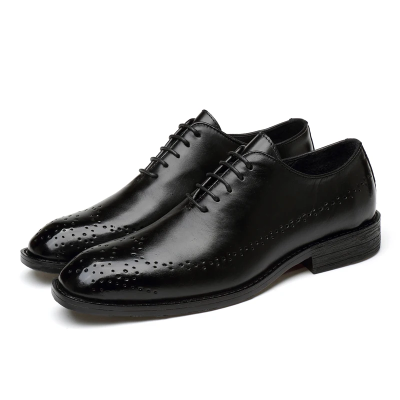 2025 New Men's Casual Leather Shoes, Cowhide Upper, Pigskin Lining, Comfortable and Anti-slip, High-quality Business Brock Shoes
2025 New Men's Casual Leather Shoes, Cowhide Upper, Pigskin Lining, Comfortable and Anti-slip, High-quality Business Brock Shoes