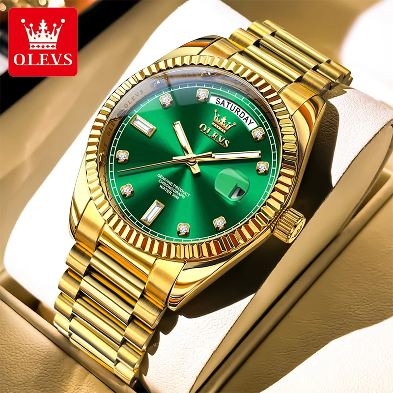 OLEVS механические часы мужские золотые зеленые классические роскошные водонепроницаемые автоматические часы для мужчин мужские наручные часы из нержавеющей стали 6736
OLEVS механические часы мужские золотые зеленые классические роскошные водонепроницаемые автоматические часы для мужчин мужские наручные часы из нержавеющей стали 6736