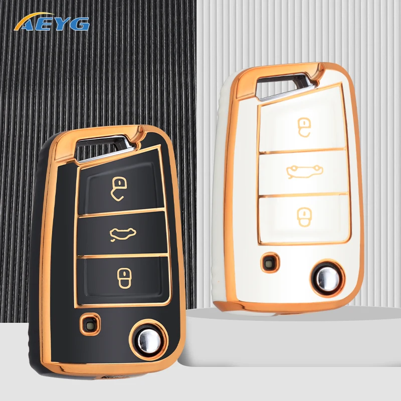 TPU Car Flip Key Case Shell Cover Fob For VW Volkswagen Golf MK7 Tiguan MK2 For Seat Ateca Leon FR 2 Ibiza Skoda Octavia Holder
TPU Car Flip Key Case Shell Cover Fob For VW Volkswagen Golf MK7 Tiguan MK2 For Seat Ateca Leon FR 2 Ibiza Skoda Octavia Holder