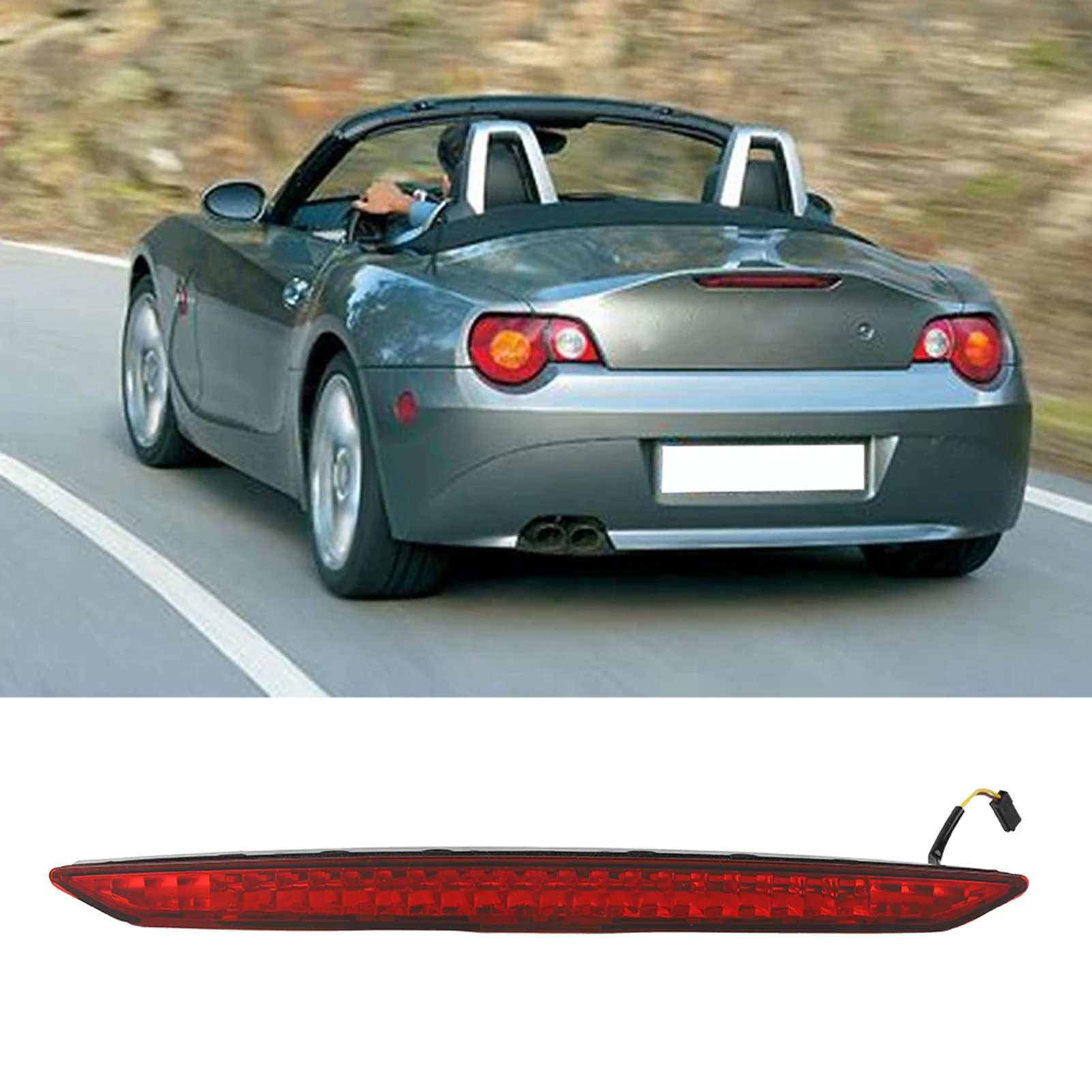 ZK50 Car Red Third Brake Light High Mount Stop Lamp Fits for Z4 E85 63256917378 Replacement
ZK50 Car Red Third Brake Light High Mount Stop Lamp Fits for Z4 E85 63256917378 Replacement
