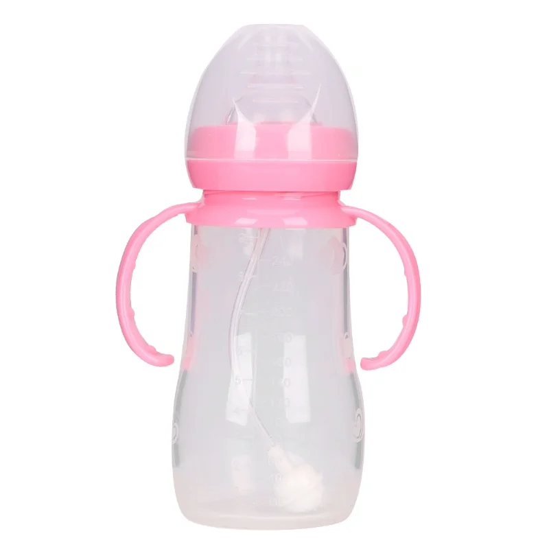 Детская бутылочка 240 мл, силиконовая детская бутылочка широкого калибра, бутылочка для грудного вскармливания с ручкой, соломинка
Детская бутылочка 240 мл, силиконовая детская бутылочка широкого калибра, бутылочка для грудного вскармливания с ручкой, соломинка