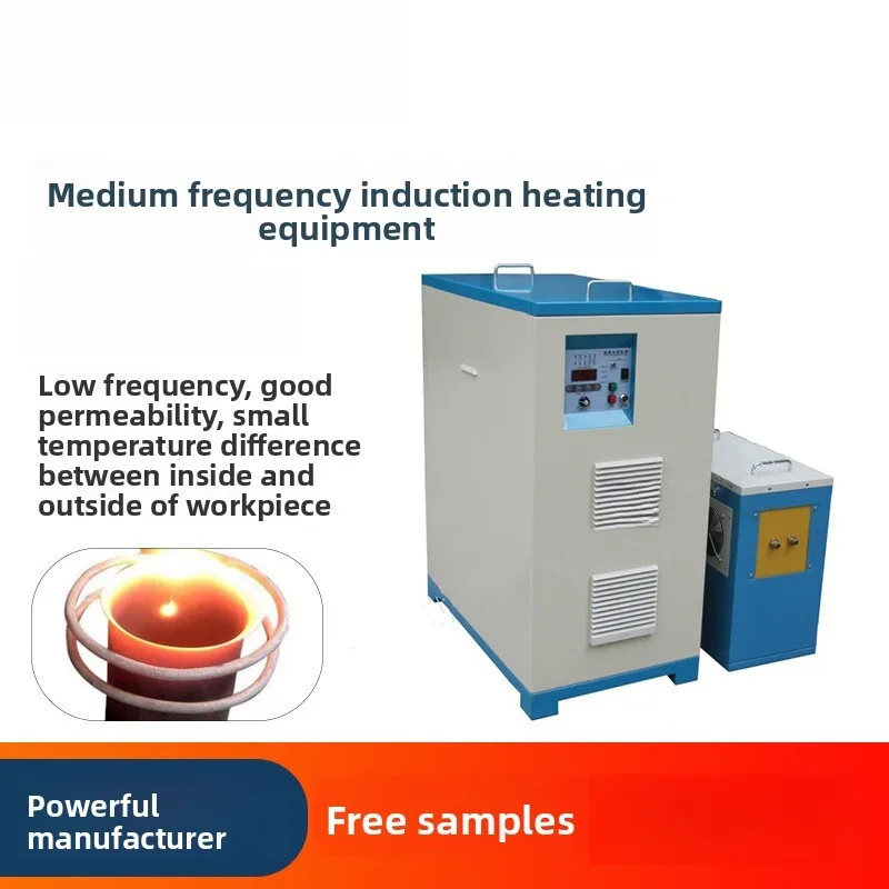 Heating Metal Smelting Forging Fitting Hot Welding Small Medium Frequency Induction Furnace 
Heating Metal Smelting Forging Fitting Hot Welding Small Medium Frequency Induction Furnace