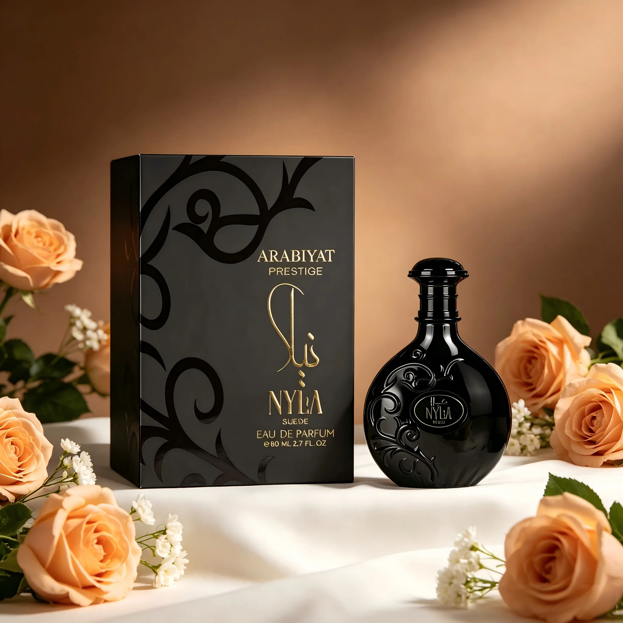 Arabiyat Nyla Suede Perfume Eau De 2.7 Fl Oz Luxury Fragrance for Women and men
Arabiyat Nyla Suede Perfume Eau De 2.7 Fl Oz Luxury Fragrance for Women and men
