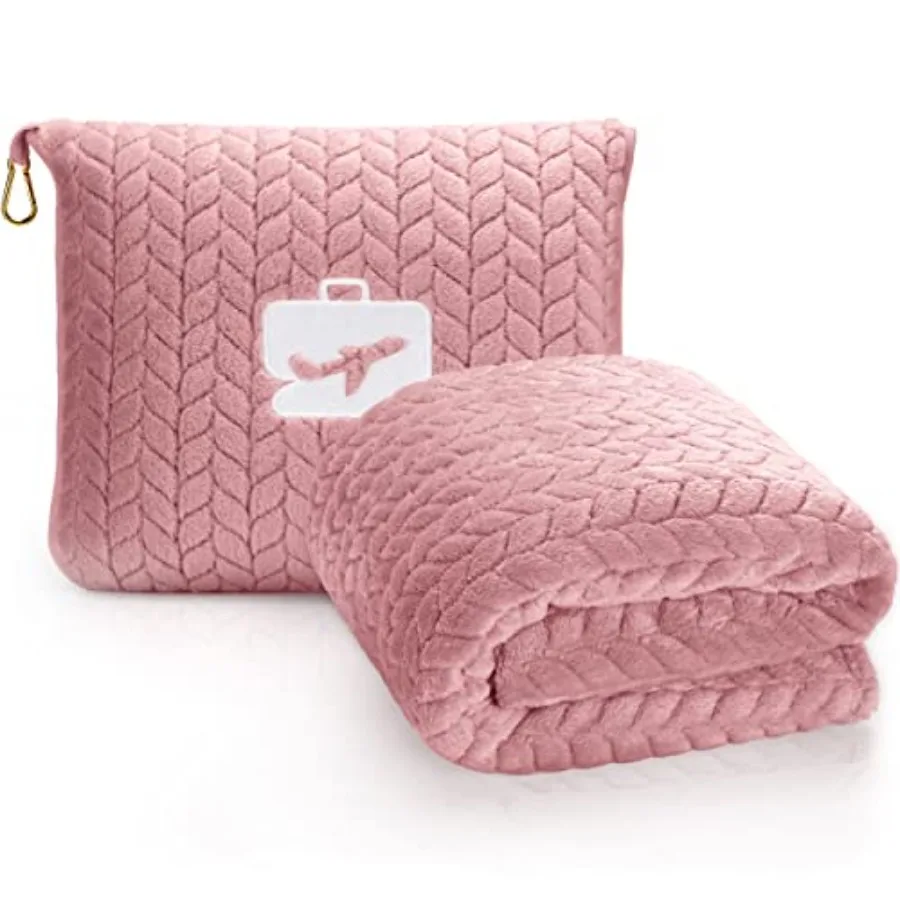 Travel Blanket and Pillow 68x42 - Premium Ultra-Soft Microfleece 2 in 1 Compact and Packable Flight Blanket with Soft Bag Pillo
Travel Blanket and Pillow 68x42 - Premium Ultra-Soft Microfleece 2 in 1 Compact and Packable Flight Blanket with Soft Bag Pillo