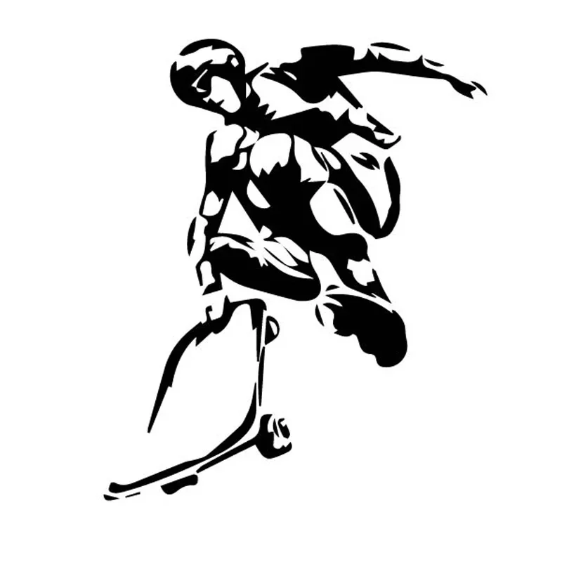 Car Stickers Cool Skateboard Youth Skills Sports PVC Car Decoration Accessories Decals Creative Waterproof Black/white,16cm*13cm
Car Stickers Cool Skateboard Youth Skills Sports PVC Car Decoration Accessories Decals Creative Waterproof Black/white,16cm*13cm