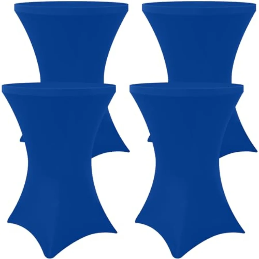 Spandex Cocktail Table Covers 4 Pack, Elastic Fitted Stretch Table Cloth, Round High Top Tablecloths for Bar, Party, Pub, Weddi
Spandex Cocktail Table Covers 4 Pack, Elastic Fitted Stretch Table Cloth, Round High Top Tablecloths for Bar, Party, Pub, Weddi