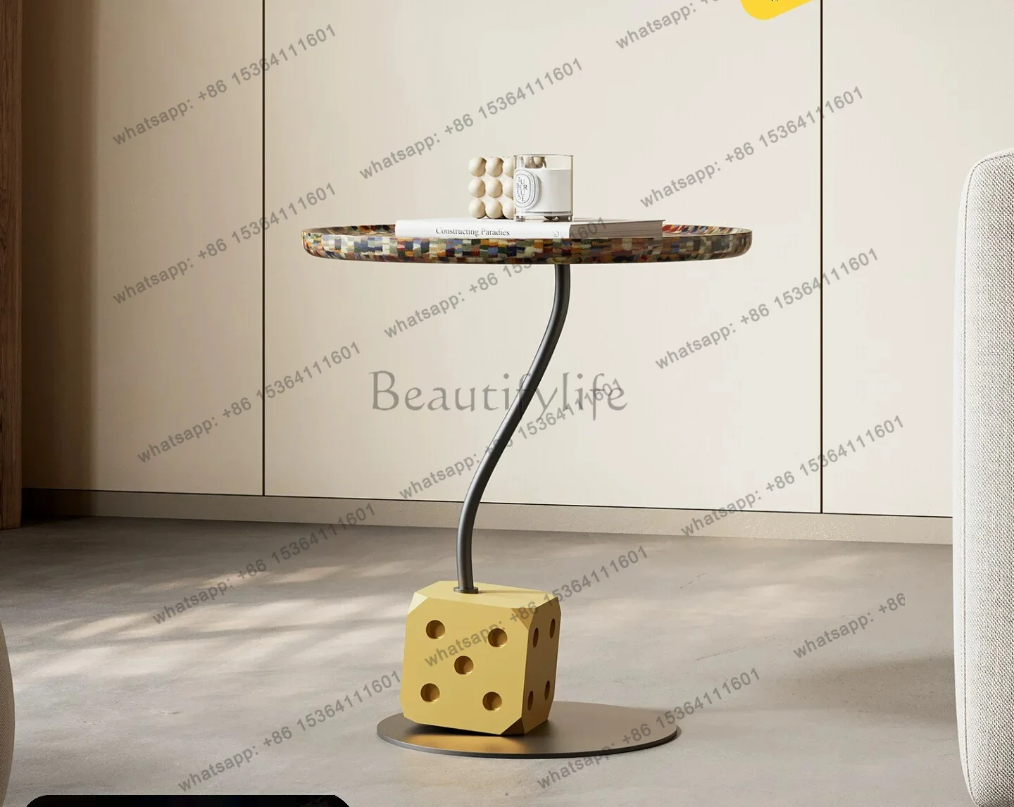 Italian minimalist living room creative sofa edge few modern light luxury high-end art round corner few
Italian minimalist living room creative sofa edge few modern light luxury high-end art round corner few