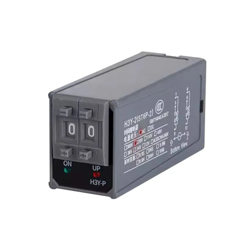 Yuanhuang ST6P Реле задержки мощности H3Y-2/4P DIP Тип управления переключателем времени 12 В 24 В 220 В
Yuanhuang ST6P Реле задержки мощности H3Y-2/4P DIP Тип управления переключателем времени 12 В 24 В 220 В