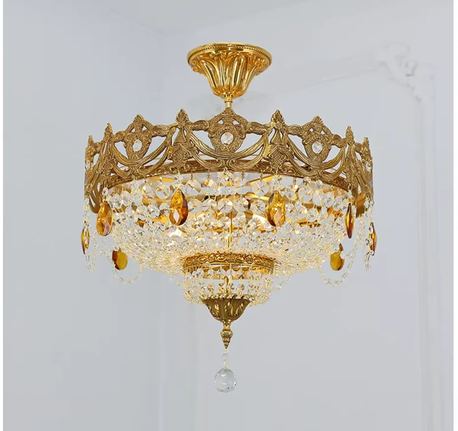 Copper K9 Deco Crystal Ceiling Light Indoor Candle Style D50cm H57cm Copper Ceiling Lamp Living Room LED Bulbs Ceiling Lighting
Copper K9 Deco Crystal Ceiling Light Indoor Candle Style D50cm H57cm Copper Ceiling Lamp Living Room LED Bulbs Ceiling Lighting
