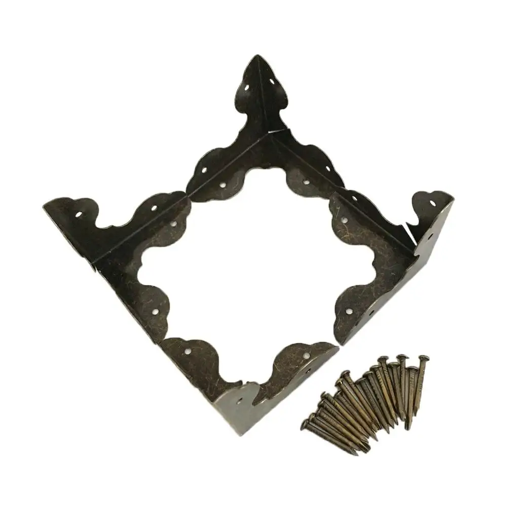 Antique Corner Protector Iron Material for Jewelry Box Hinge Chest Suitcase Decorative Accessories
Antique Corner Protector Iron Material for Jewelry Box Hinge Chest Suitcase Decorative Accessories