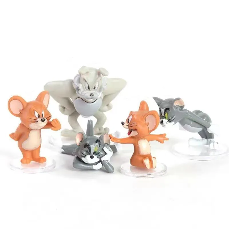 Gray Cat and Brown Mouse Spikese TomJerrys Action Figures Toy Cartoon Character Models Ornaments Children's Decoration
Gray Cat and Brown Mouse Spikese TomJerrys Action Figures Toy Cartoon Character Models Ornaments Children's Decoration