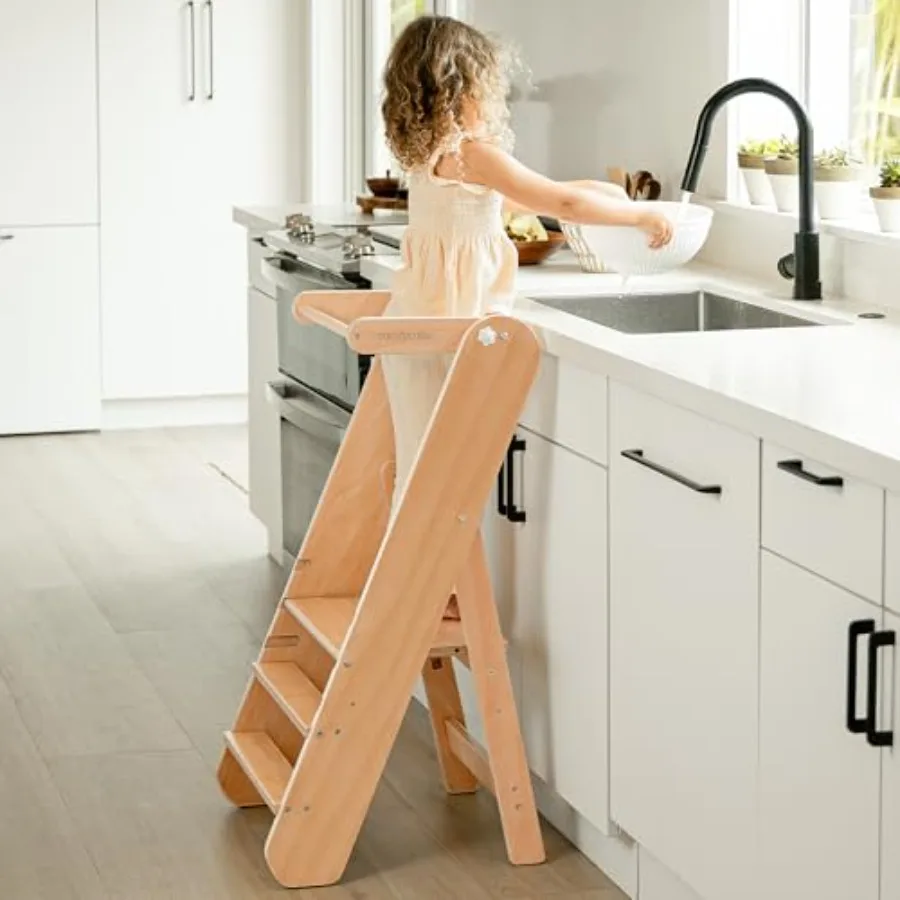 【Spot goods】Comfy Cubs Step Stool for Ages 3+ 3 Height Adjustable Toddler Tower Montessori Furniture Designed in The US - Toddl
【Spot goods】Comfy Cubs Step Stool for Ages 3+ 3 Height Adjustable Toddler Tower Montessori Furniture Designed in The US - Toddl