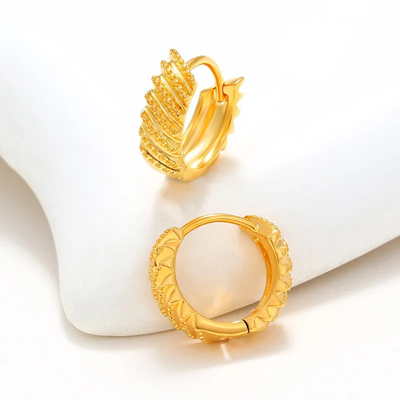 Luxury 24K 9999 Pure Gold real gold Women's earring earring earring round vintage earrings
Luxury 24K 9999 Pure Gold real gold Women's earring earring earring round vintage earrings