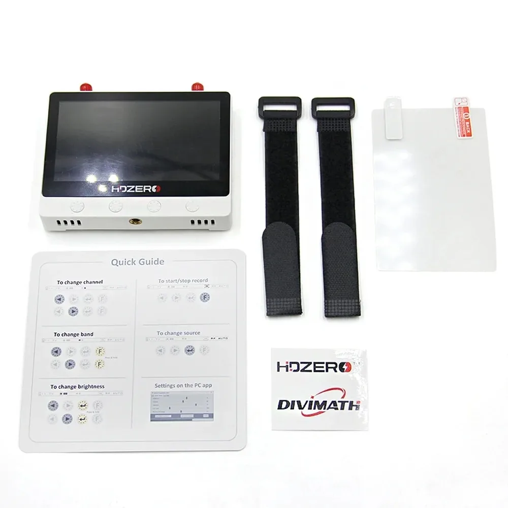 HDZero Monitor (No DVR) 720P LCD 4.3-inch Screen 2S-6S XT30 Type-C Supports CVBS Input HDZero/Audio Line Output for Aerial Video
HDZero Monitor (No DVR) 720P LCD 4.3-inch Screen 2S-6S XT30 Type-C Supports CVBS Input HDZero/Audio Line Output for Aerial Video